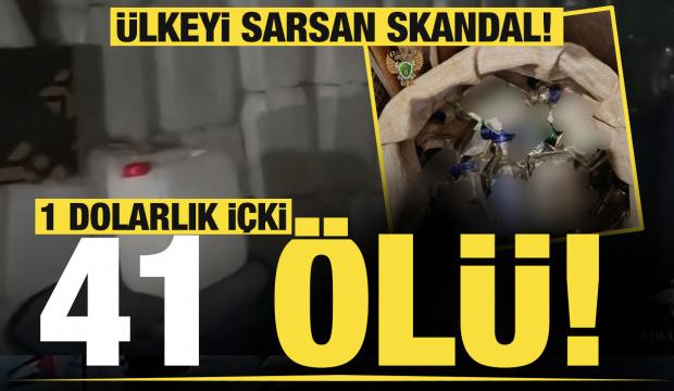 Ülkeyi sarsan skandal: 1 dolarlık içki, 41 ölü!
