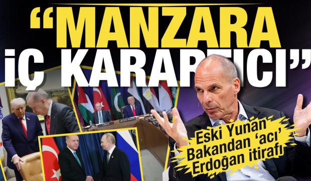 Yunan Eski Bakan Varufakis'ten Türkiye itirafı: Erdoğan bölgesel hükümdar gibi