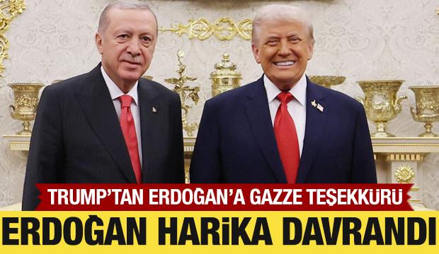 ABD Başkanı Trump, Cumhurbaşkanı Erdoğan'a teşekkür etti
