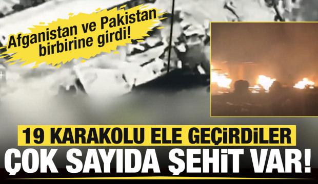 Afganistan ve Pakistan birbirine girdi: 19 karakol el değiştirdi, çok sayıda şehit var!