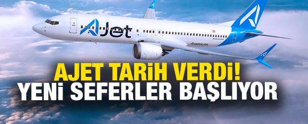 AJet yurt dışı u&ccedil;uş ağına İskenderiye ve St. Petersburg rotalarını ekledi