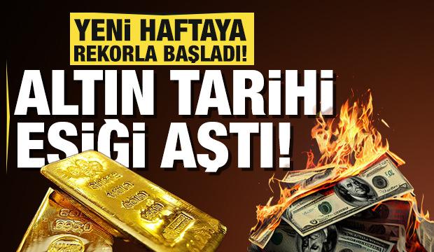 Altın haftaya rekorla başladı! İşte son fiyatlar...