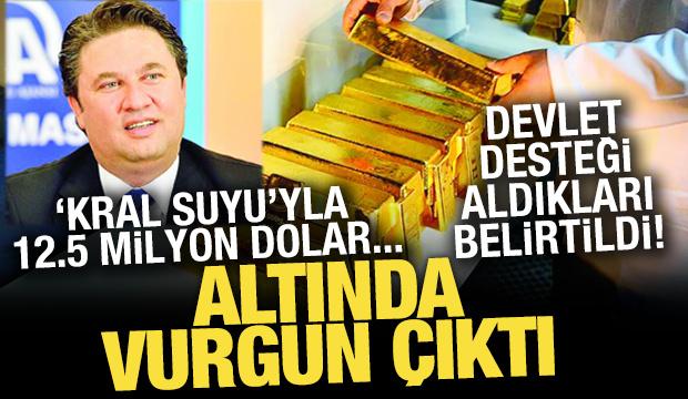 Altından vurgun çıktı