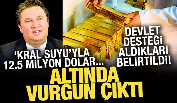 Altından vurgun çıktı