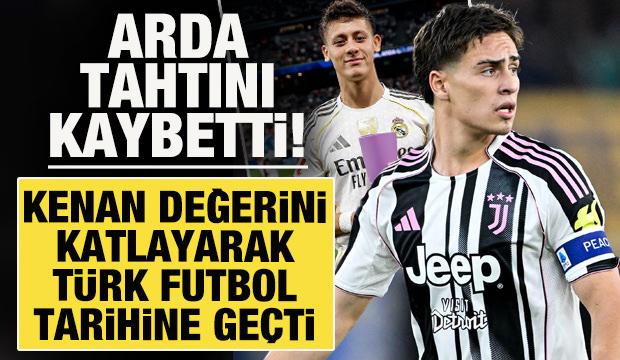 Arda Güler tahtını kaybetti! Kenan Yıldız, değerini katlayarak Türk futbol tarihine geçti