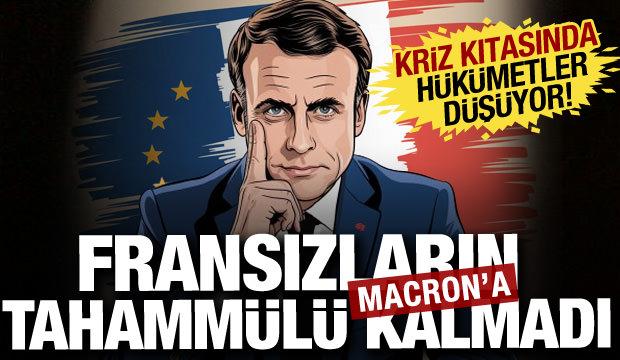 Avrupa'da hükümetler bir bir düşüyor! Bütçe krizi Macron'u koltuğunda edebilir