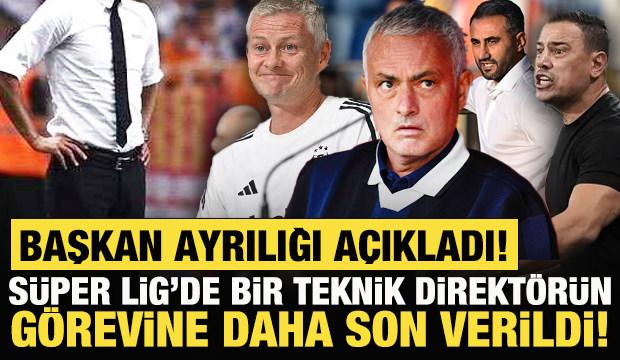 Ayrılık resmileşti! Süper Lig'de bir teknik direktörün daha görevine son verildi