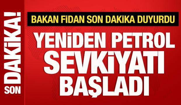 Bakan Fidan: Irak'tan petrol sevkiyatı yeniden başladı