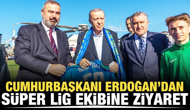 Cumhurbaşkanı Erdoğan'dan Süper Lig ekibine ziyaret