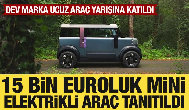 Dacia ucuz araç yarışına katıldı: 15 bin euroluk 'Hipster' tanıtıldı