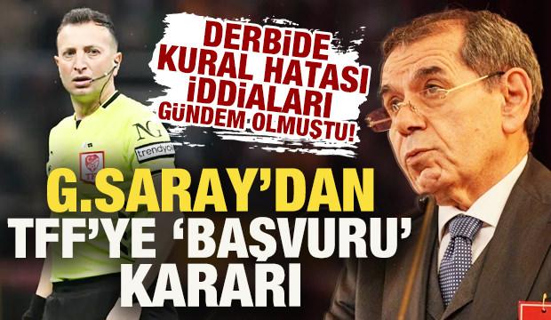  'Kural hatası' iddiaları sonrası Galatasaray'dan derbi kararı