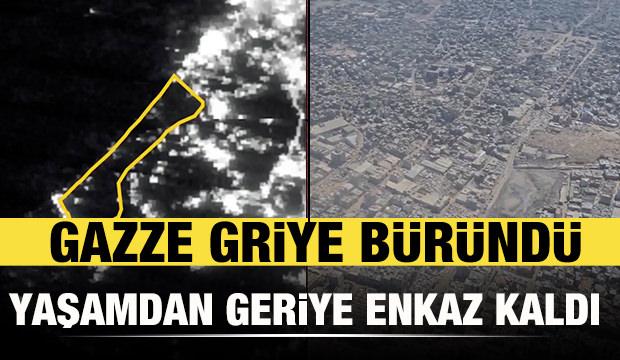 Gazze’de yıkım havadan görüntülendi: Konutların %92’si hasarlandı