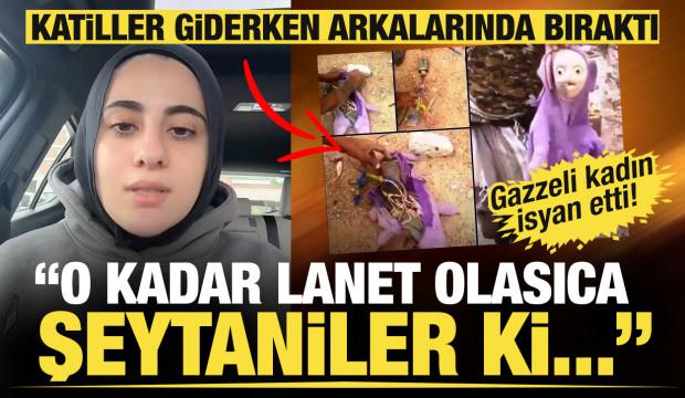 Gazzeli kadın isyan etti: Bubi tuzaklı oyuncak ve konserveler...