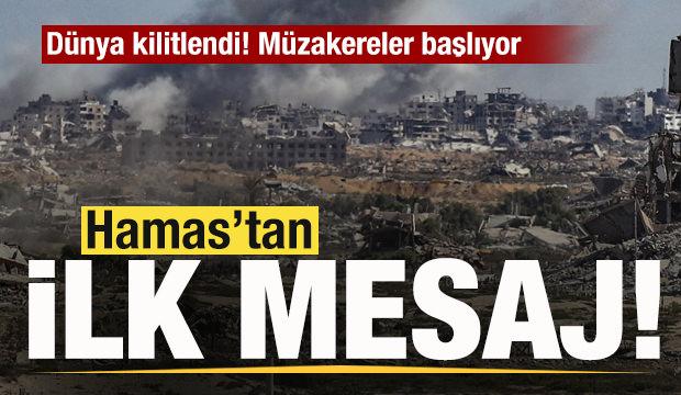 Heyet Mısır'a ulaştı! Dünya kilitlendi! Hamas'tan son dakika mesajı