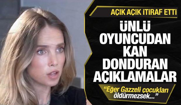İsrailli ünlü oyuncudan kan donduran itiraf: Gazzeli çocukları öldürmezsek...