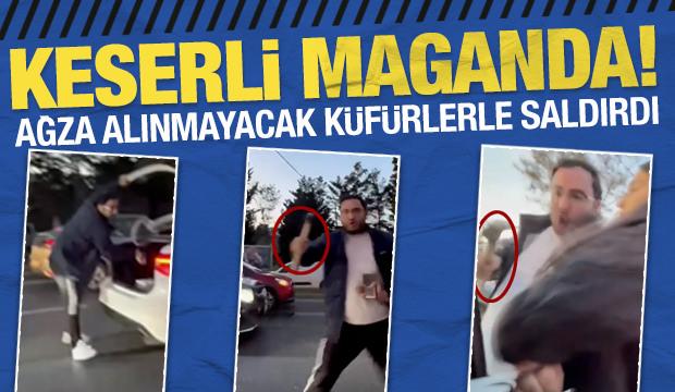 Kağıthane’de trafikte keserli saldırı: ‘Sen kimi çekiyorsun?’ deyip telefonu parçaladı