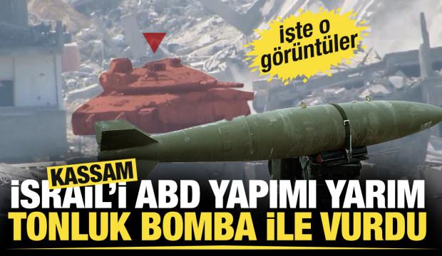 Kassam'dan İsrail'e ABD yapımı yarım tonluk bomba ile cevap