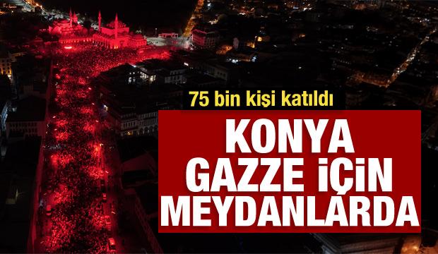 Konya'dan büyük destek! On binler katıldı!