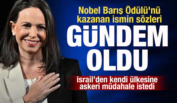 Nobel Barış Ödülü'nü kazanan Machado'nun İsrail sözleri gündem oldu! 