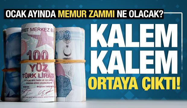 Ocak'ta kim ne kadar zam alacak? Memur zammı kalem kalem ortaya çıktı!