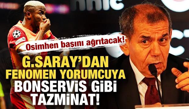 'Osimhen' başını ağrıtacak! G.Saray'dan ünlü yorumcuya bonservis gibi tazminat davası