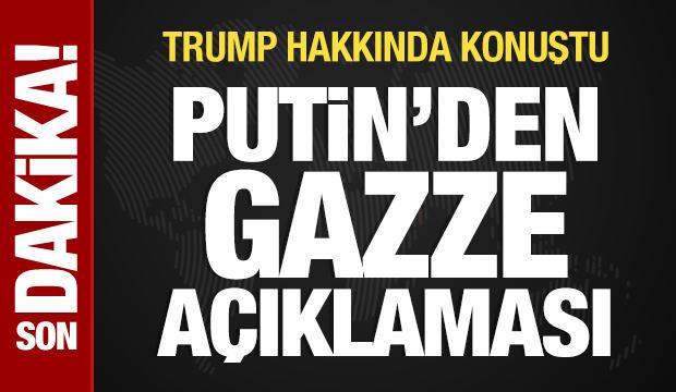 Putin'de Gazze açıklaması: Trump hakkında konuştu