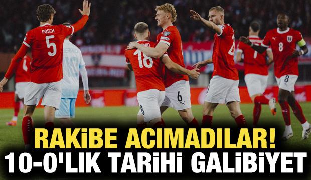 Milli maçta rakibe acımadılar! 10-0'lık tarihe geçen galibiyet