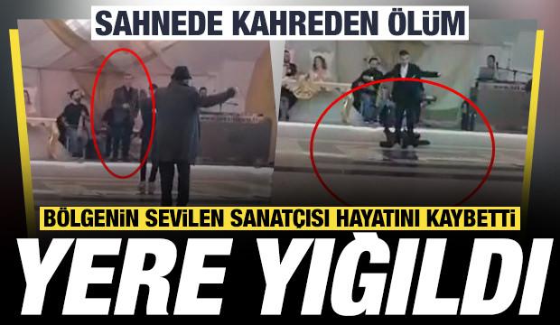 Sahnede kalp krizi geçiren sanatçı Yüksel Kader’in hayatını kaybettiği anlar kamerada