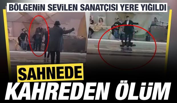 Sahnede kalp krizi geçiren sanatçı Yüksel Kader’in hayatını kaybettiği anlar kamerada