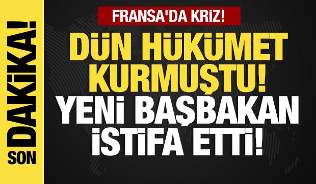 Son dakika... Fransa'da şok eden istifa! Dün hükümeti kurmuştu!