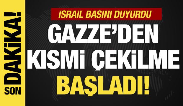 Son dakika... İsrail basını duyurdu: Kısmi çekilme başladı!