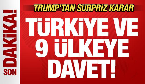 Son dakika: Trump'tan sürpriz Mısır kararı! Türkiye ve 9 ülkeye davet