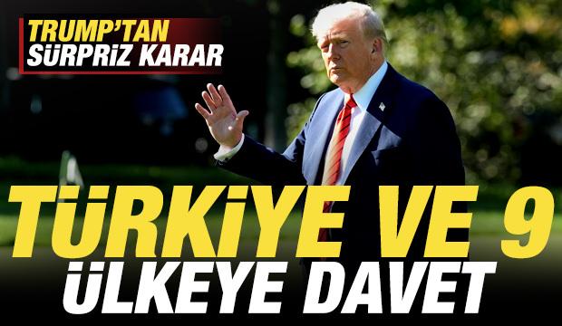 Son dakika: Trump'tan sürpriz Mısır kararı! Türkiye ve 9 ülkeye davet