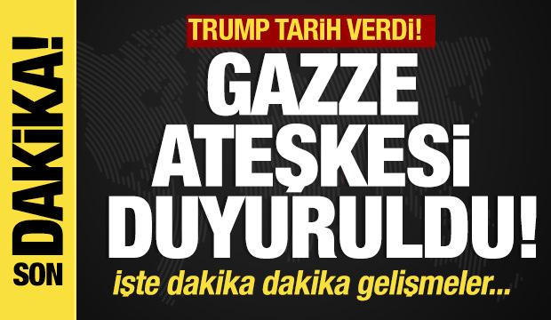 Son dakika: Trump'tan tarihi duyuru! Hamas ve İsrail ateşkes imzaladı! İsrail çekiliyor