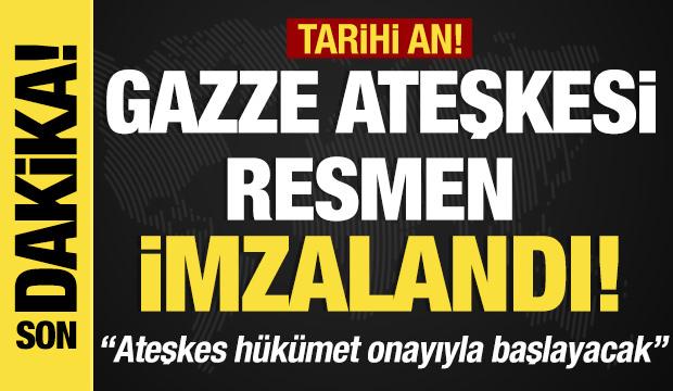 Son dakika: Trump'tan tarihi duyuru! Hamas ve İsrail ateşkes imzaladı! İsrail çekiliyor