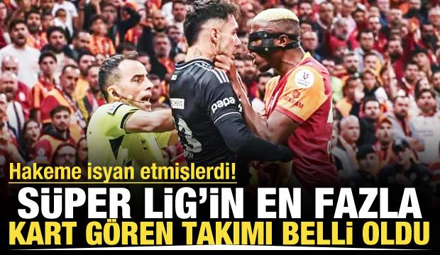 Süper Lig'de kartlar havada uçuştu! İşte en fazla cezalandırılan takım