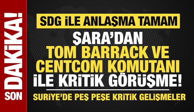 Suriye'de ateşkes: Ahmed Şara Mazlum Abdi ile görüştü