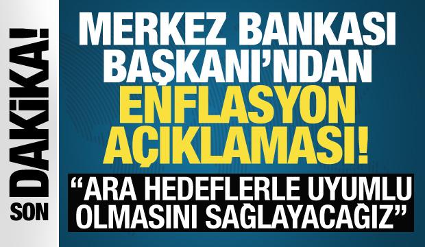 TCMB Başkanı Karahan'dan enflasyon mesajı! 'Ara hedeflerle uyumlu olmasını sağlayacağız'