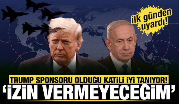 Trump'dan Netanyahu'ya uyarı:  "Ateşkesi bozmasına izin vermeyeceğim"