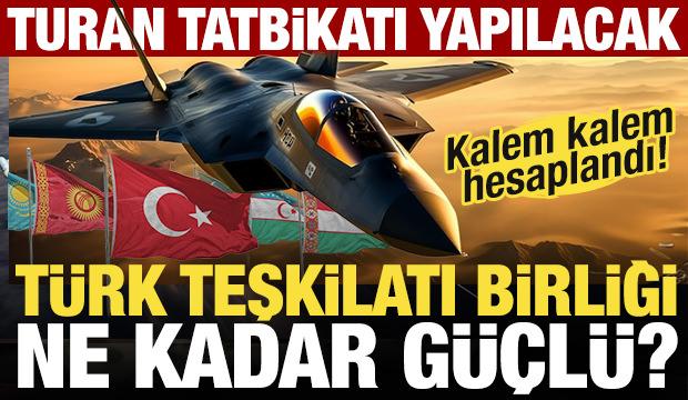 Turan tatbikatı yapacaklar! İşte Türk Teşkilatı Birliğini'nin toplam silah sayısı!