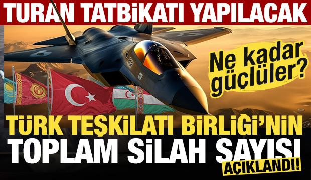 Turan tatbikatı yapacaklar! İşte Türk Teşkilatı Birliğini'nin toplam silah sayısı!