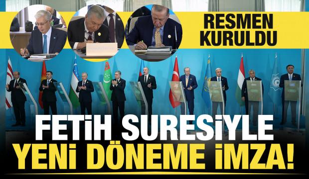 Türk Devletleri Teşkilatı 12. Zirvesi'nde bildiri ve kararlar imzalandı