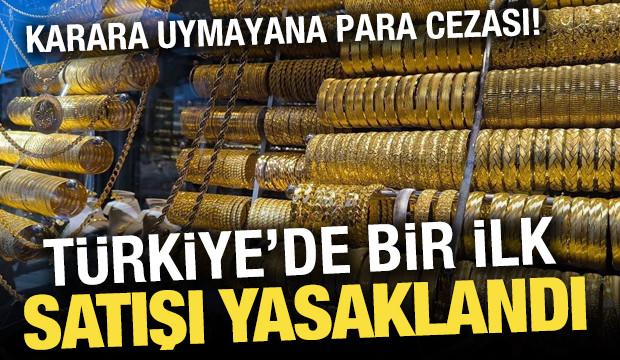 Türkiye'de bir ilk: Kütahya'da imitasyon altın satışı yasaklandı