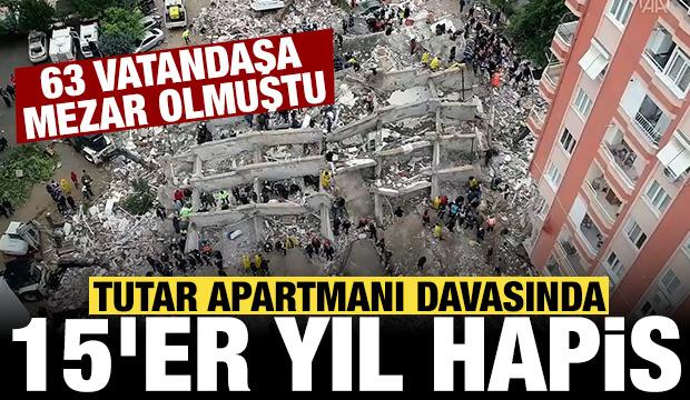 63 kişiye mezar olmuştu: Tutar Apartmanı davasında 3 sanığa 15'er yıl hapis