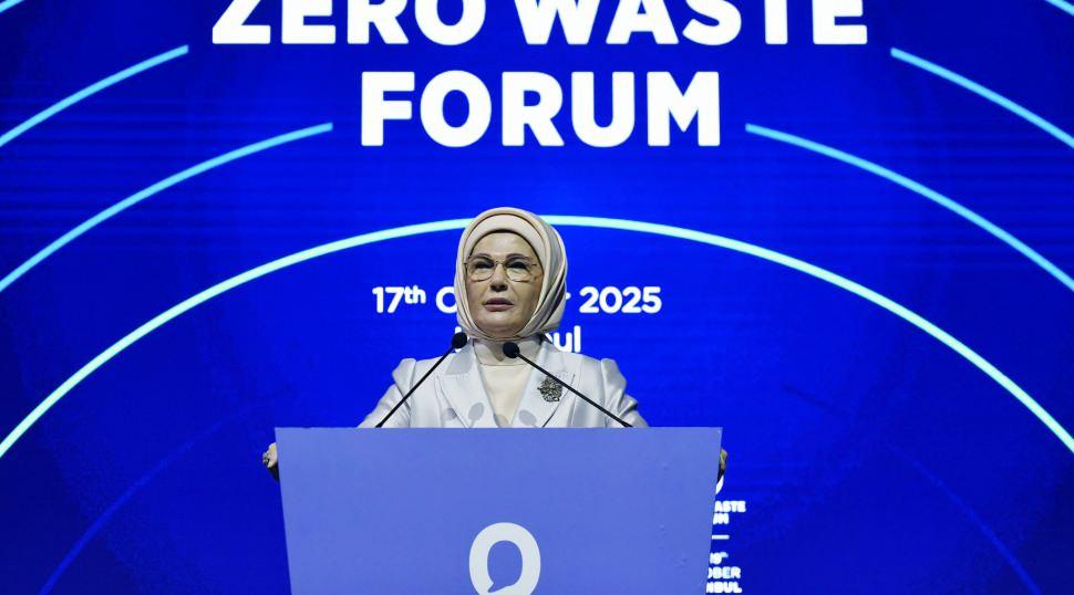 Emine Erdoğan Sıfır Atık Forumu’nda konuştu! 'Sıfır atık yepyeni bir dönemin adıdır'