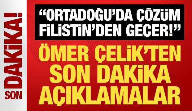 AK Parti MKYK toplantısı sonrası Ömer Çelik'ten önemli açıklamalar