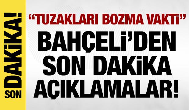 Bahçeli'den Gazze'deki ateşkese ilişkin açıklama: 'Asıl mesele' diyerek konuştu!
