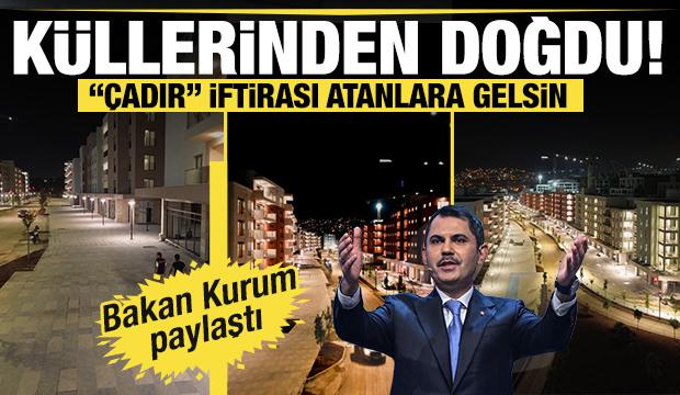Bakan Murat Kurum’dan Hatay paylaşımı: Yeniden göz kamaştırıyor
