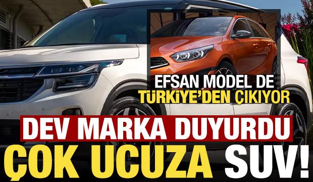 Dev marka duyurdu çok ucuza SUV geliyor! O model de Türkiye'den çıkıyor...