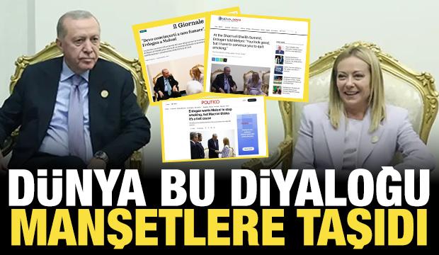 Dünya o diyaloğu konuşuyor: Erdoğan'ın Meloni'ye "sigarayı bırakma" tavsiyesi manşetlerde!